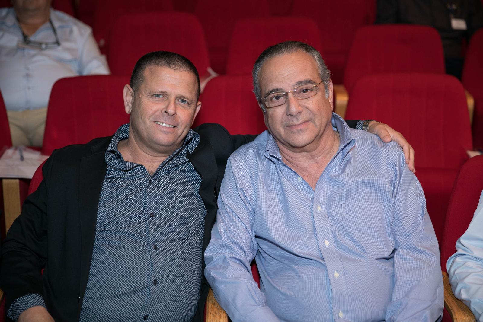 שרגא ברוש ואיתן כבל (קרדיט צילום: דיאגו מיטלברג)